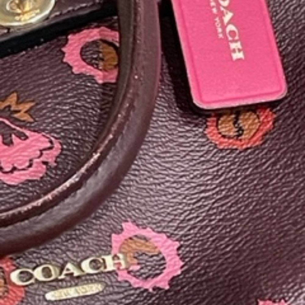 Coach adjustable shoulder bag